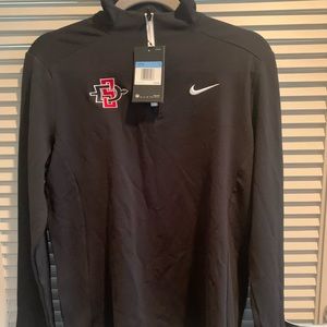 Nike Dri-FIT Women’s Black Quarter-Zip (M) - San Diego State (SDSU)